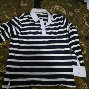 Rag and bone long sleeve mens polo gorgous medium